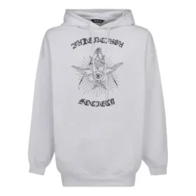 Balenciaga pentru bărbați cu imprimeu alfabet, alb 570811TJVE99000