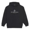 Balenciaga pentru bărbați, cu imprimeu cu litere și logo, negru, 570811TGV701000