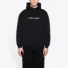 Balenciaga pentru bărbați cu logo „Alphabet”, negru 570811TIV551070
