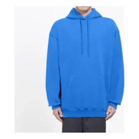 Balenciaga pentru bărbați cu logo pe spate și imprimeu cu litere, albastru 570811THV798077