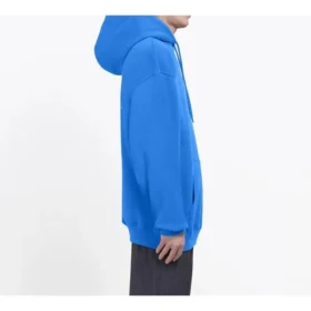 Balenciaga pentru bărbați cu logo pe spate și imprimeu cu litere, albastru 570811THV798077