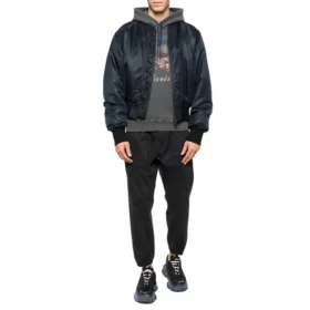 Balenciaga pentru bărbați, model cu imprimeu, gri 508191TYK371055