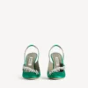 Balenciaga pentru femei | pantofi cu baretă în spate Manolo Blahnik, culoare iarbă