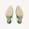 Balenciaga pentru femei | pantofi cu baretă în spate Manolo Blahnik, culoare iarbă