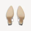 Balenciaga pentru femei | pantofi cu baretă în spate Manolo Blahnik în nuanța „Plume” gri