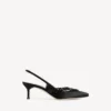 Balenciaga pentru femei | pantofi cu baretă în spate Manolo Blahnik, negri