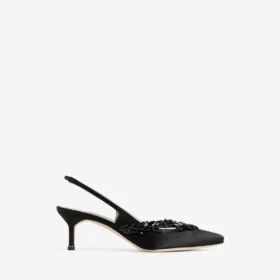 Balenciaga pentru femei | pantofi cu baretă în spate Manolo Blahnik, negri