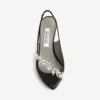 Balenciaga pentru femei | pantofi cu baretă în spate Manolo Blahnik, negri