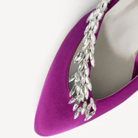 Balenciaga pentru femei | pantofi cu baretă în spate Manolo Blahnik, violet