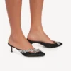 Balenciaga pentru femei | pantofi tip Saboți Manolo Blahnik negri