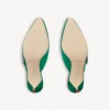 Balenciaga pentru femei | saboți Manolo Blahnik în nuanța „grass”