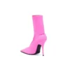 Balenciaga x adidas Originals Botine Knife 110 mm „Pink” 724073W2ES15090