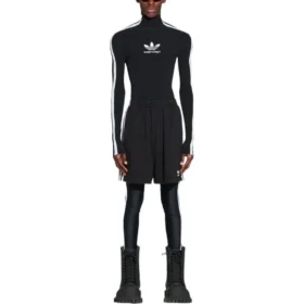 Balenciaga x adidas Șorturi largi „Black” 723881TNVN28482