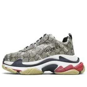 Balenciaga x Gucci The Hacker Project Triple S „Bej, Bleumarin, Roșu” 681066ULZ109795