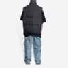 Balenciaga x Gucci The Hacker Project – Vestă matlasată Hacker Cocoon „Negru” 681884TLO531269