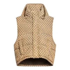Balenciaga x Gucci The Hacker Project Vesta matlasată Hacker Cocoon „Beige” 681884TLO539585