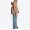Balenciaga x Gucci The Hacker Project Vesta matlasată Hacker Cocoon „Beige” 681884TLO539585