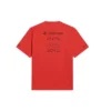 Balenciaga x PlayStation Crossover FW21 Tricou unisex cu mânecă scurtă, imprimeu geometric cu litere PS5, roșu 651795TKVF36552
