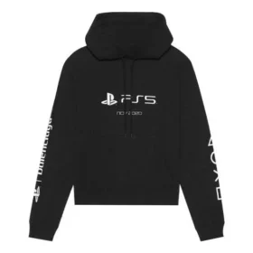 Balenciaga x PlayStation Unisex FW21 cu imprimeu, negru 657034TKVF41070