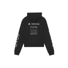 Balenciaga x PlayStation Unisex FW21 cu imprimeu, negru 657034TKVF41070