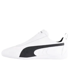 Balenciaga x Puma Speedcat din piele „Alb Negru” 847148WSDSB9010