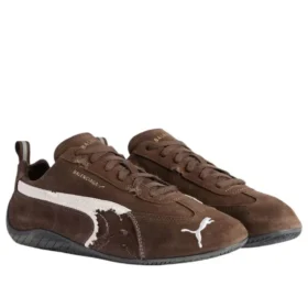 Balenciaga x Puma Speedcat Suede „Distressed Brown White” 847146WSDSD2910