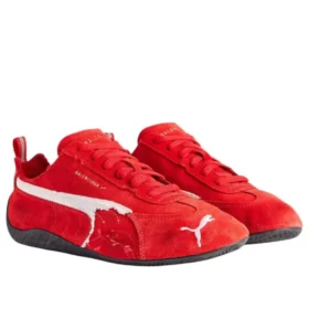 Balenciaga x Puma Speedcat Suede „Distressed Red White” 847146WSDSD6910