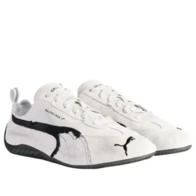 Balenciaga x Puma Speedcat Suede „Distressed White Black” 847146WSDSD9010