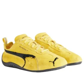 Balenciaga x Puma Speedcat Suede „Distressed Yellow Black” 847146WSDSD7010
