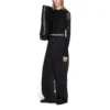 Blugi baggy hibrizi „Negru” 738751TNW111700