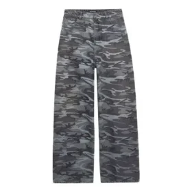 Blugi camuflați cu croi larg „Gri” 641456TJW551055