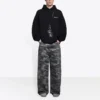 Blugi camuflați cu croi larg „Gri” 641456TJW551055