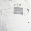 Blugi slim fit pentru bărbați, de culoare albă