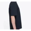 Bluză Balenciaga pentru bărbați, model retro, tricotată, croială slim, mânecă scurtă, negru 612966TIV821000