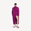 Body tehnic pentru femei, cu mâneci lungi, în nuanțe de violet/portocaliu