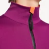 Body tehnic pentru femei, cu mâneci lungi, în nuanțe de violet/portocaliu