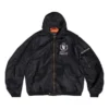 Bomber ușor cu glugă Balenciaga x WFP „Black” 752178TLO251000