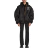 Bomber ușor cu glugă Balenciaga x WFP „Black” 752178TLO251000