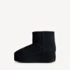 Botine cu platformă Alaska pentru femei, de culoare neagră