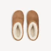 Botine cu platformă pentru femei model Alaska în maro/alb
