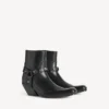 Botine Memphis pentru femei cu curele, negru