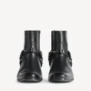 Botine Memphis pentru femei cu curele, negru