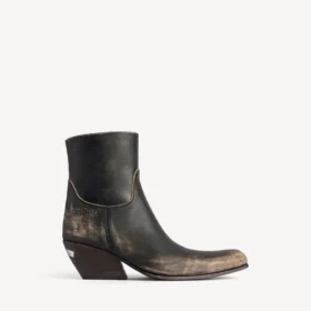 Botine Memphis pentru femei, negru/bej