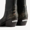 Botine Memphis pentru femei, negru/bej