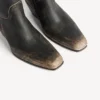 Botine Memphis pentru femei, negru/bej