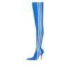 Botine peste genunchi Balenciaga x adidas Originals Knife „Blue” 724074W2ES14090