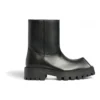 Botine Rhino „Piele de vițel netedă neagră” 763684WBB501000