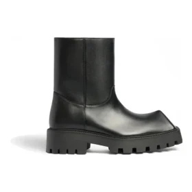 Botine Rhino „Piele de vițel netedă neagră” 763684WBB501000