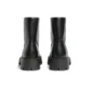 Botine Rhino „Piele de vițel netedă neagră” 763684WBB501000