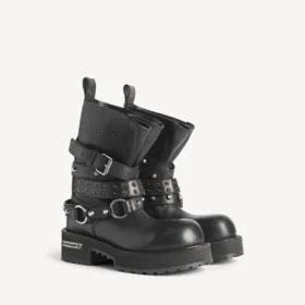 Botine Venom City pentru bărbați, de culoare neagră